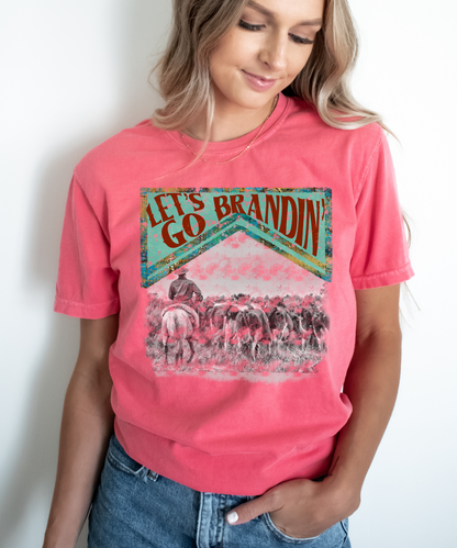 Lets Go Brandin Tshirt - 6 Colors Available