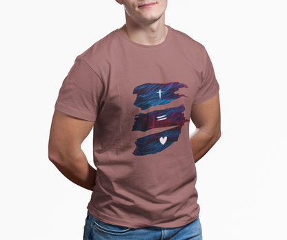 Faith Equals Love Unisex T-shirt - Church Camp Vacation Bible School Shirt