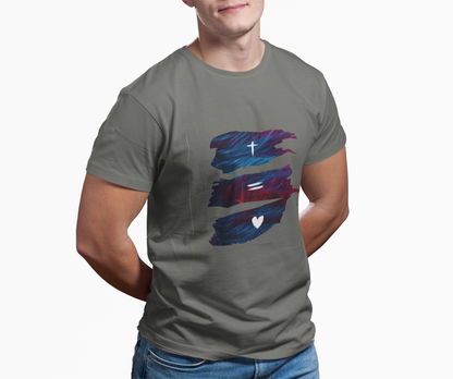 Faith Equals Love Unisex T-shirt - Church Camp Vacation Bible School Shirt