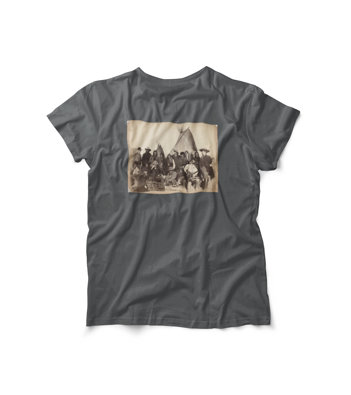Wild West Vintage Buffalo Bill and Indian Chiefs 1891 photo  Bella Canvas Women's Favorite Tee