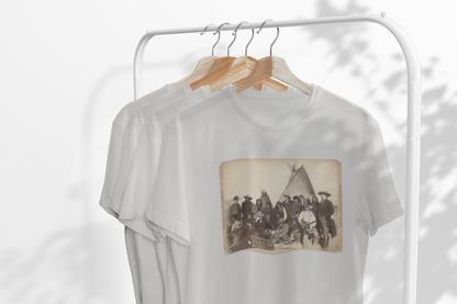 Wild West Vintage Buffalo Bill and Indian Chiefs 1891 photo  Bella Canvas Women's Favorite Tee