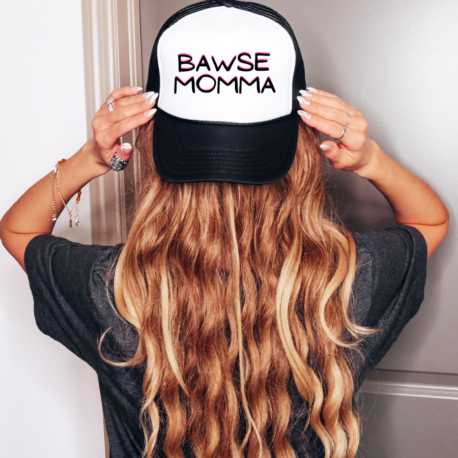 The Bawse Momma Mesh Cap - Stylish Trucker Hat for Empowered Moms - Mothers Day Present