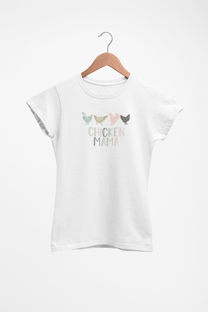 Hey Chicken Mama Tee - Perfect for Stylish Moms Who Love Chickens, Egg Dealers, Mothers Day Gift, Chicken Swap, Chicken Lovers, Crazy Chicken Lady