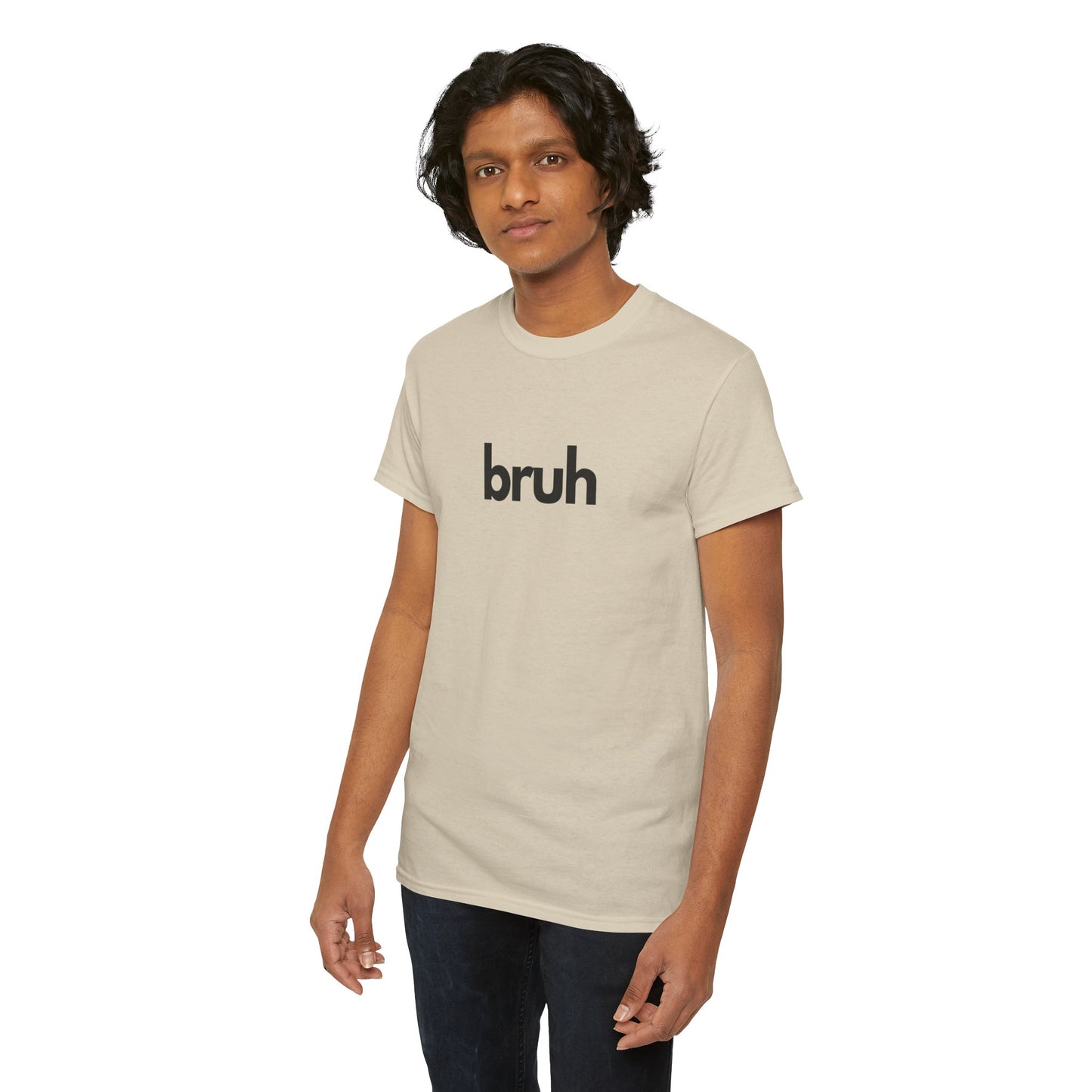 Yo Yo! BRUH.......Funny 'bruh' Unisex Heavy Cotton Tee - Casual Graphic Shirt for Everyday Wear Simple  9 Great Colors Mothers Fathers Day