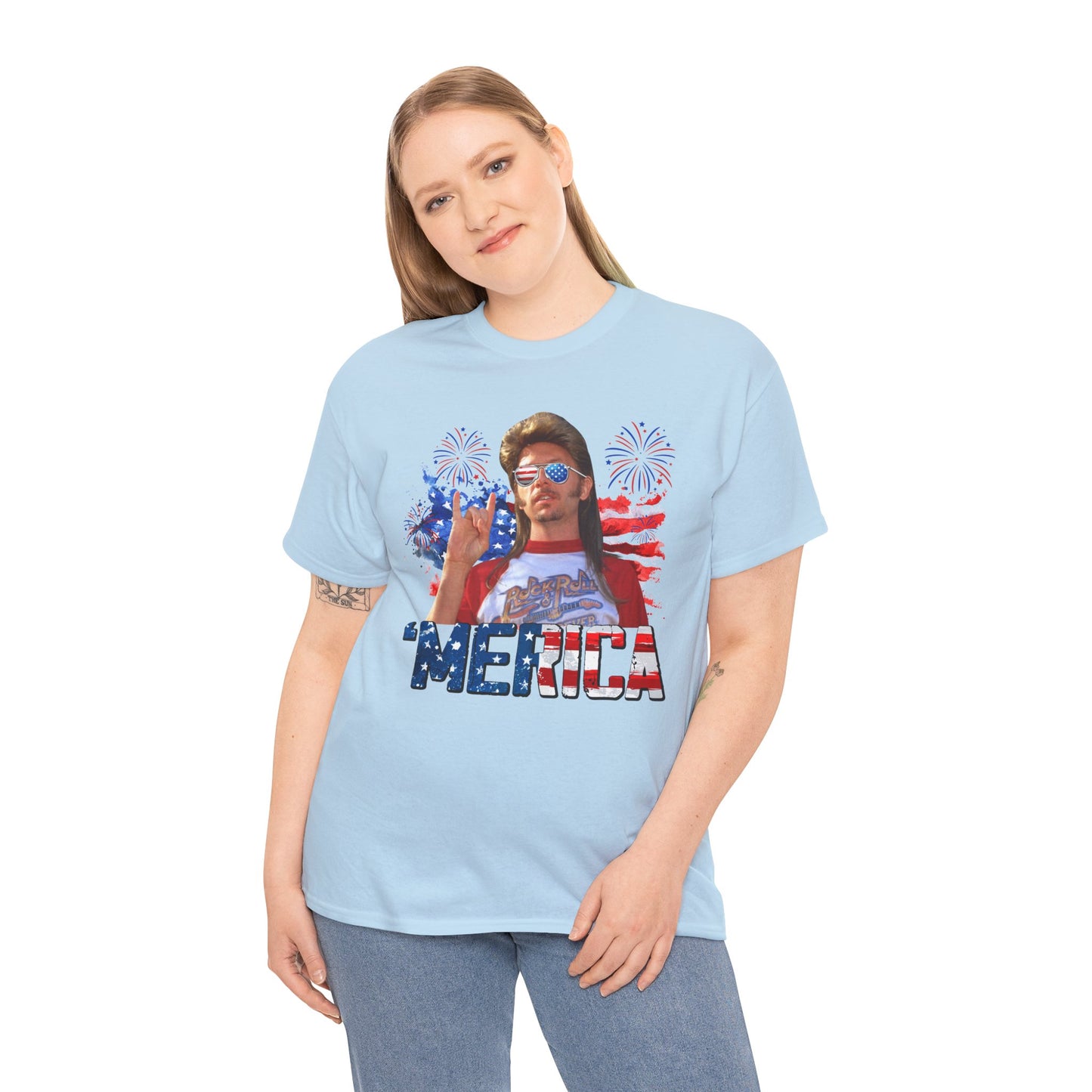 Nothing Better Than Joe Dirt 'Merica Shirt Patriotic Unisex Heavy Cotton Tee - Perfect for July 4th, BBQs, Festivals, Casual Wear, Gifts for Friends, Fourth of July