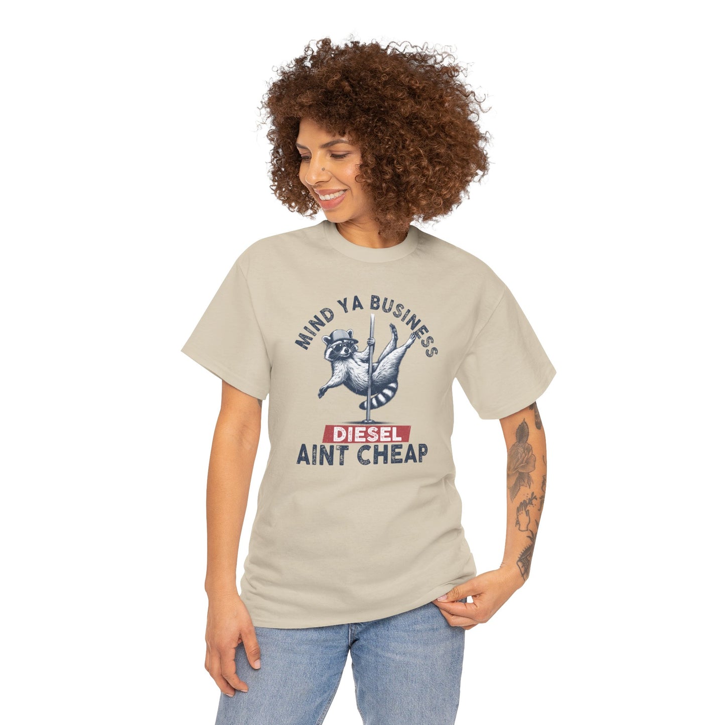 Diesel Aint Cheap!! Great Tee for Guys or Gals, Funny Raccoon Tee Shirt, Diesel Trucks, Farmers Tee, Tractor Tshirt, Diesel Prices, Funny Tshirt