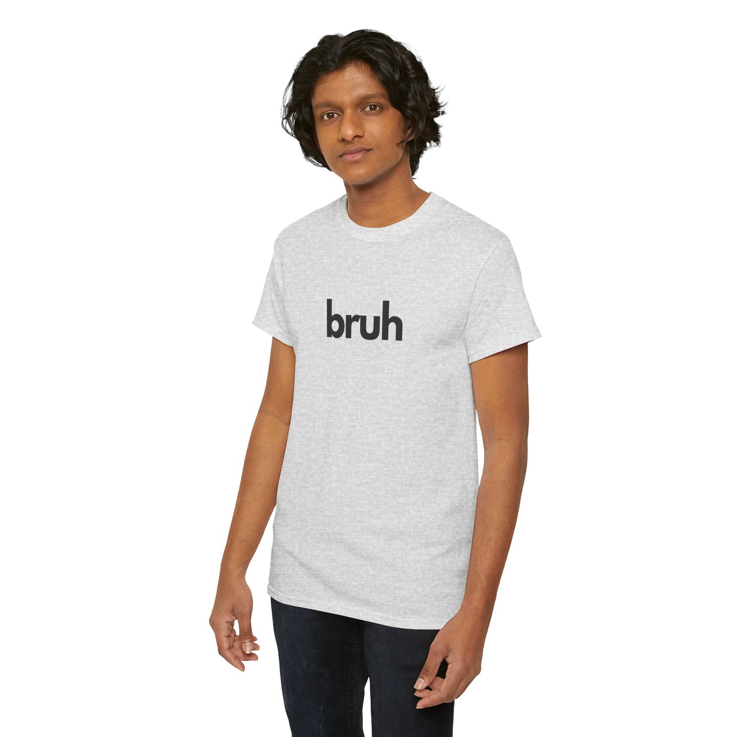 Yo Yo! BRUH.......Funny 'bruh' Unisex Heavy Cotton Tee - Casual Graphic Shirt for Everyday Wear Simple  9 Great Colors Mothers Fathers Day
