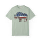 Distressed Graphic American Buffalo T-Shirt, Patriotic Tee, Unisex Graphic Shirt, 4th of July, Red White and Blue, Fourth of July,  Different colors