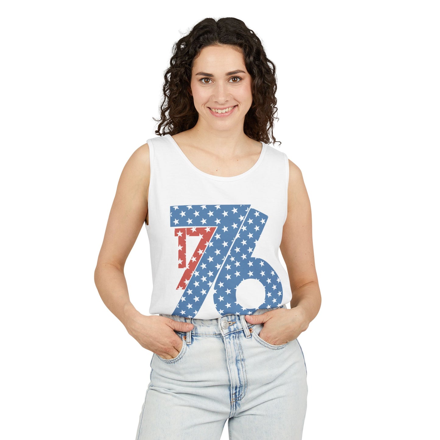Patriotic 1776 Tank Top, Unisex Summer Shirt, Independence Day Apparel, Fourth of July Outfit, 4th of July Tank