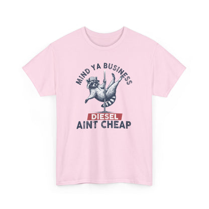 Diesel Aint Cheap!! Great Tee for Guys or Gals, Funny Raccoon Tee Shirt, Diesel Trucks, Farmers Tee, Tractor Tshirt, Diesel Prices, Funny Tshirt