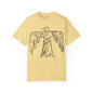 American Indian Thunderbird Grunge Unisex Garment-Dyed T-Shirt with Artistic Design, Casual Wear, Boho Style,  Graphic Tee, Eco-Friendly Fashion, Unique Gift For Her