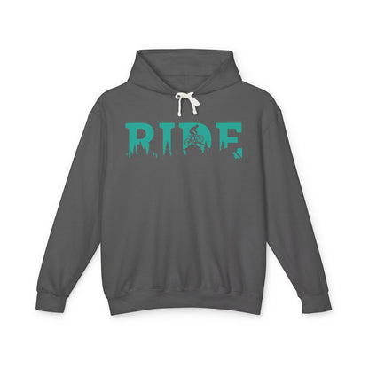 The Ride Mountain Biking Hoodie Comfy Pullover Ride The Trails Lightweight Springtime