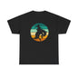 Ride It! Retro Cowboy Unisex Heavy Cotton Tee Rodeo, Honky Tonk,  Concert, County Fair -Great Layering Tee.  8 Great Colors to Choose From