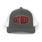 New Embroidery "Eat Beef " Snapback Trucker Cap - Help Promote the Cattle Industry