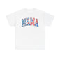 New Patriotic Mama Tee, 4th of July Cotton Shirt,  4th of July, Independence Day Outfit, Casual Summer Wear, Family Reunion