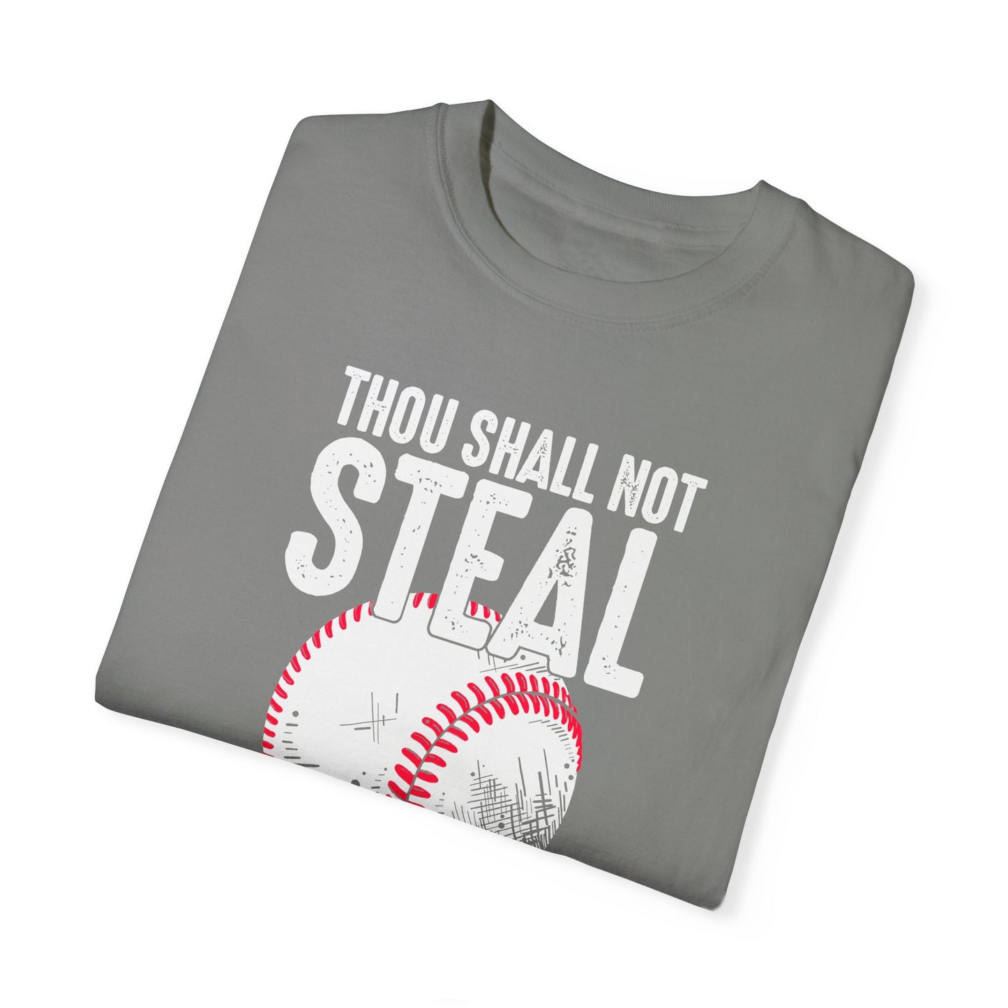Baseball / Softball Christian Unisex T-shirt - Thou Shall Not Steal Design