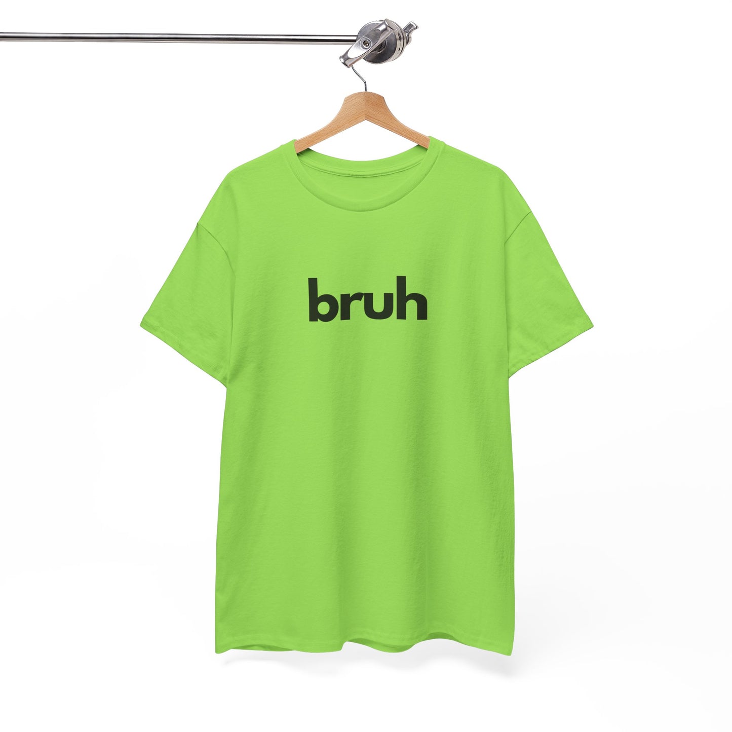 Yo Yo! BRUH.......Funny 'bruh' Unisex Heavy Cotton Tee - Casual Graphic Shirt for Everyday Wear Simple  9 Great Colors Mothers Fathers Day