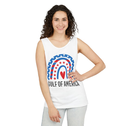 Gulf of America Tank Top, Gulf of America Tee, Sleeveless Gulf of America, Unisex, Rainbow Colorful Beach Tank, Emerald Coast