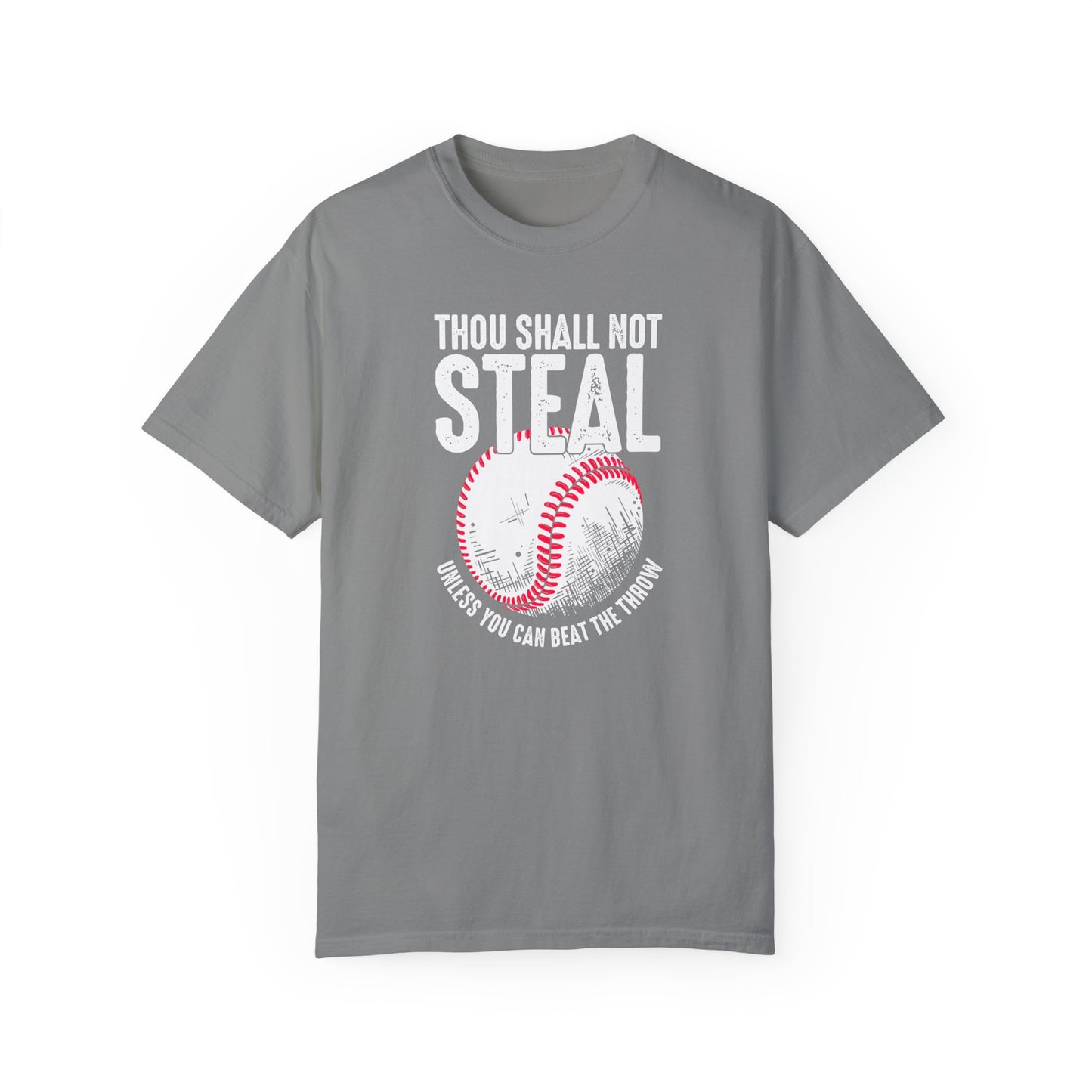 Baseball / Softball Christian Unisex T-shirt - Thou Shall Not Steal Design