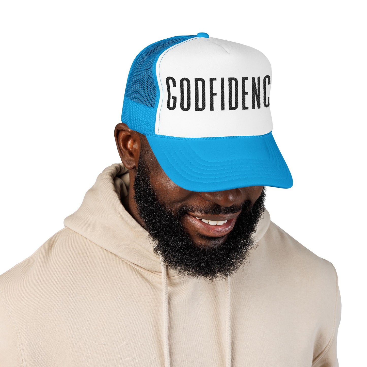 New Merch!!! We All Need Godfidence.....Foam Trucker Hat (Embroidery)  His Promise