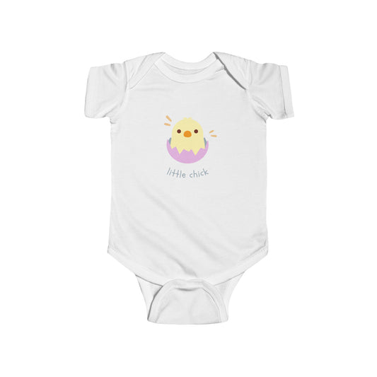 So So Sweet Newborn  Little Chick Infant Bodysuit - Newborn Chick Onesie, Baby Shower Gift, Unisex Onesie Pink, Grey, White