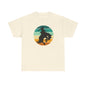 Ride It! Retro Cowboy Unisex Heavy Cotton Tee Rodeo, Honky Tonk,  Concert, County Fair -Great Layering Tee.  8 Great Colors to Choose From