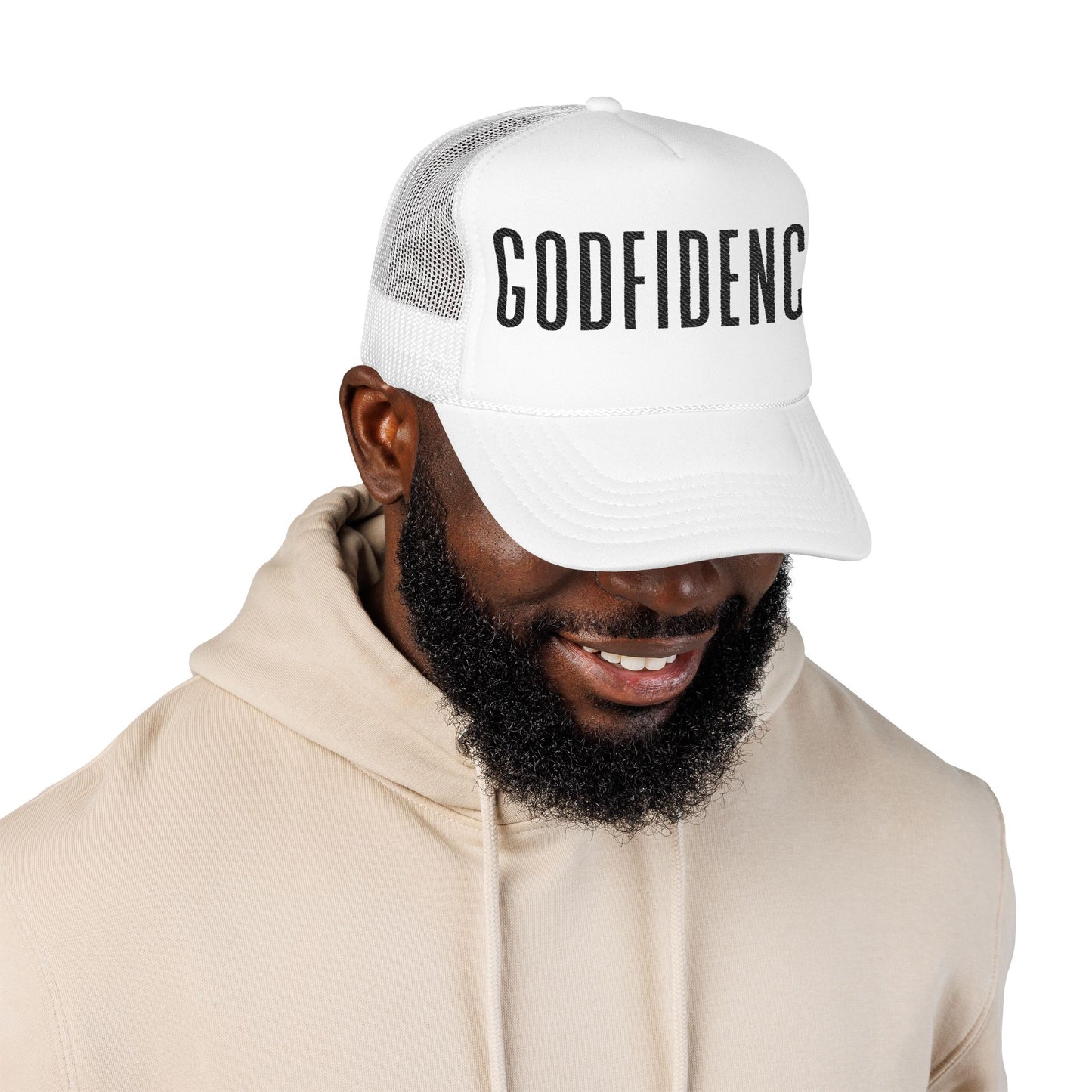 New Merch!!! We All Need Godfidence.....Foam Trucker Hat (Embroidery)  His Promise