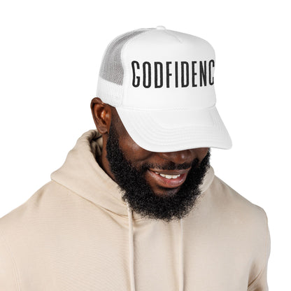 New Merch!!! We All Need Godfidence.....Foam Trucker Hat (Embroidery)  His Promise