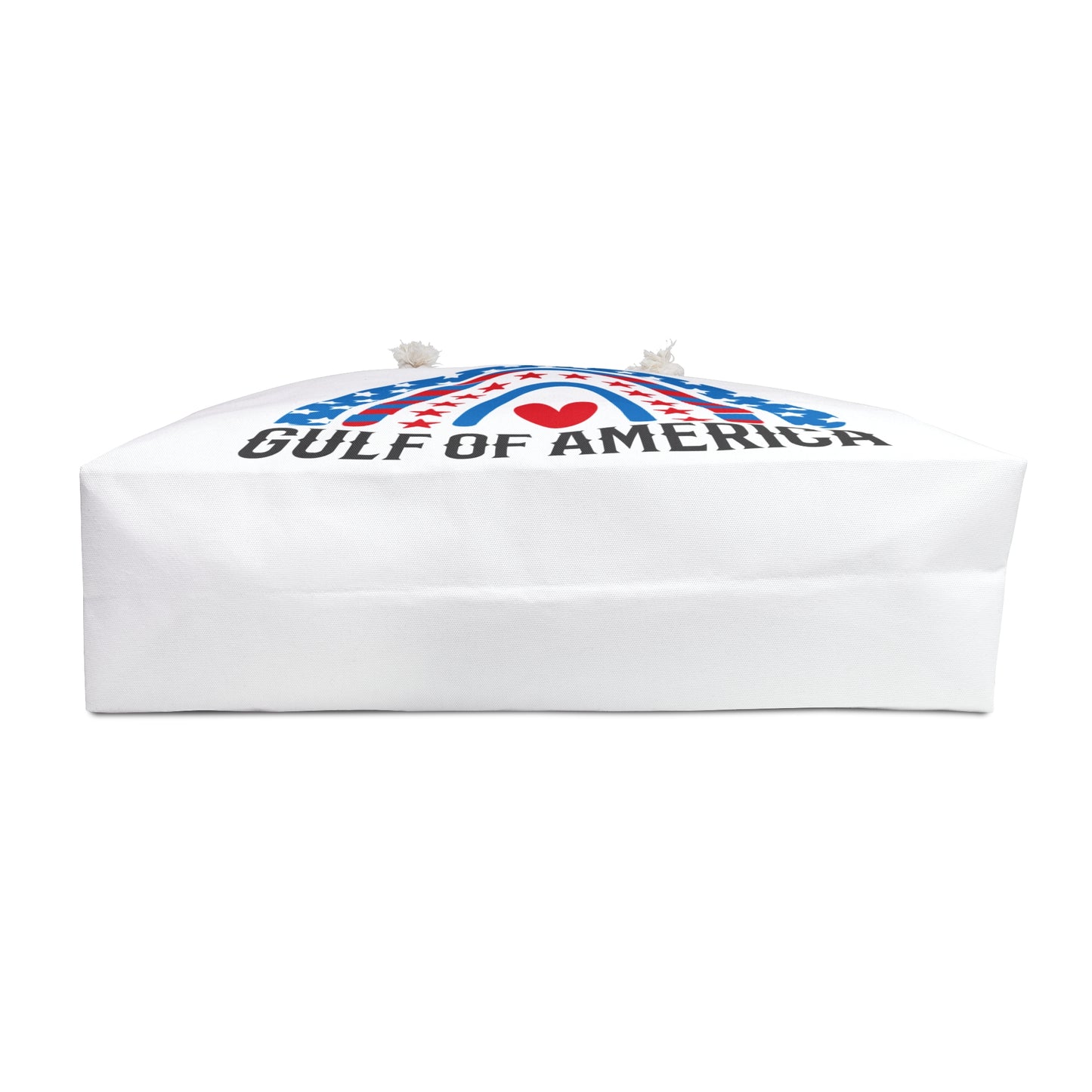 Brand New Patriotic Gulf Of America Red White and Blue Beach Bag / Weekender Bag - Gulf of America Rainbow Design, Est 2025