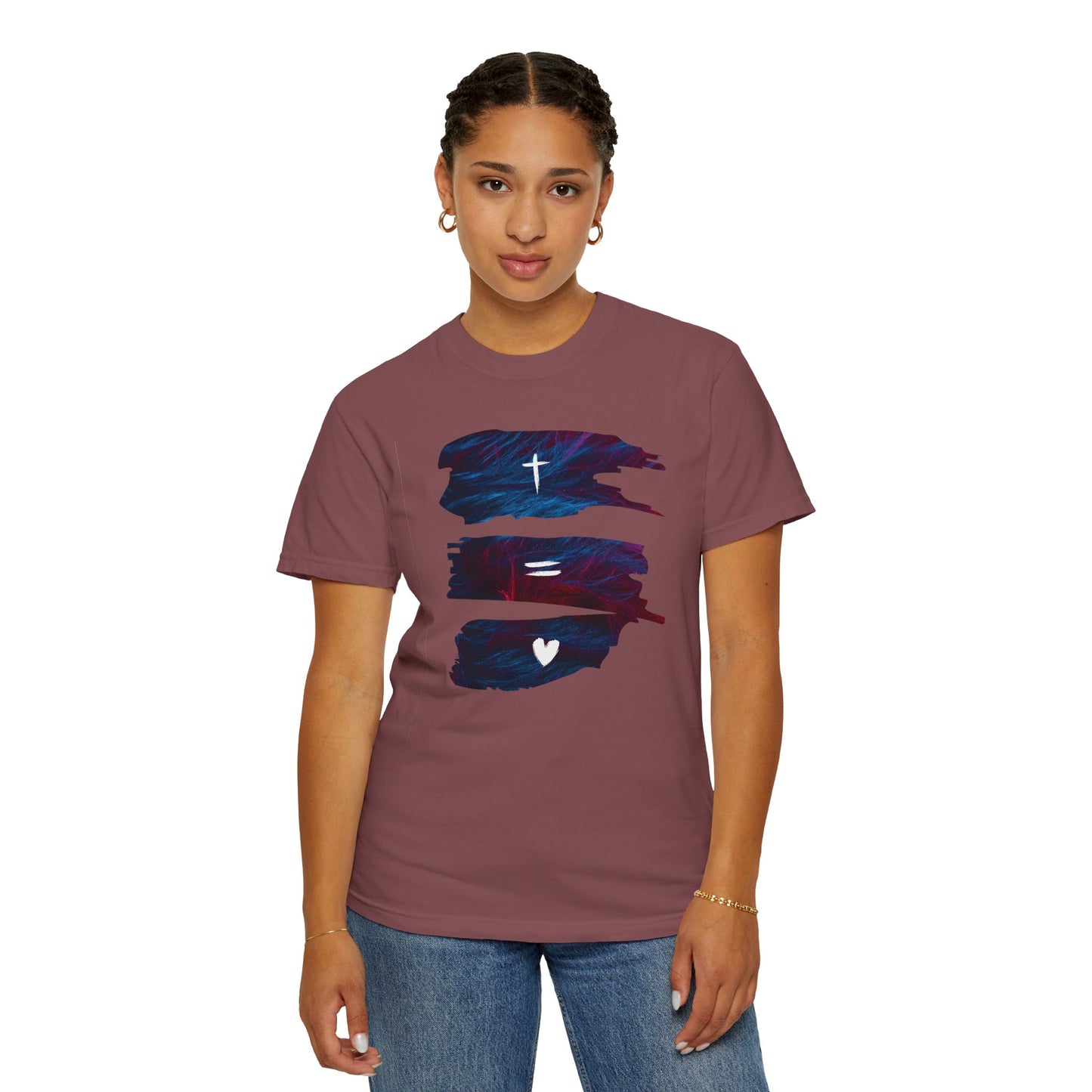 Faith Equals Love Unisex T-shirt - Church Camp Vacation Bible School Shirt