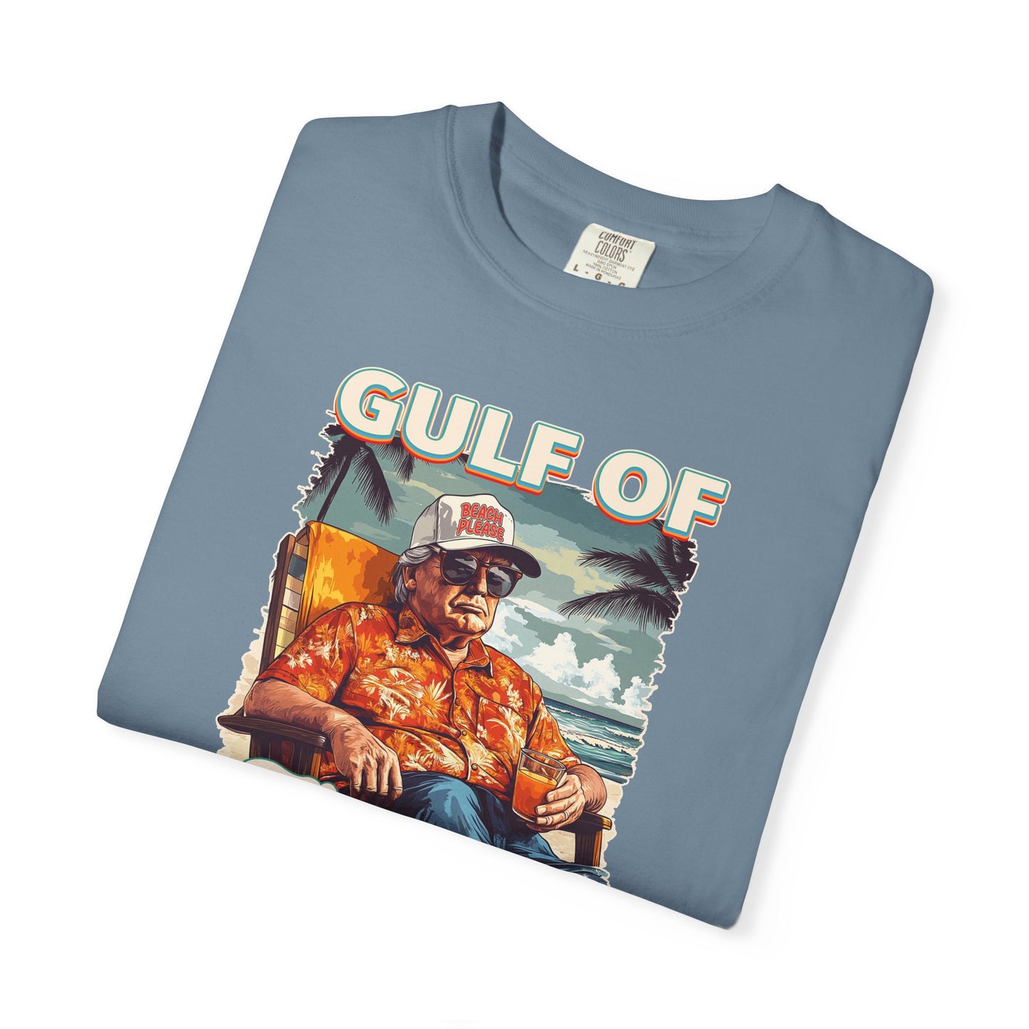 Donald Trump Vintage Gulf of America T-Shirt - Relaxed Fit Unisex Tee Gulf Of America Patriotic Tee, Gulf of America Shirt Est 2025