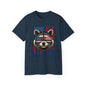 Feral Merica'  Raccoon Tee - Unisex Cotton T-Shirt for 4th of July, Independence Day Tee, Fourth of July, July 4th Tshirt, American Flag, Patriotic Tee