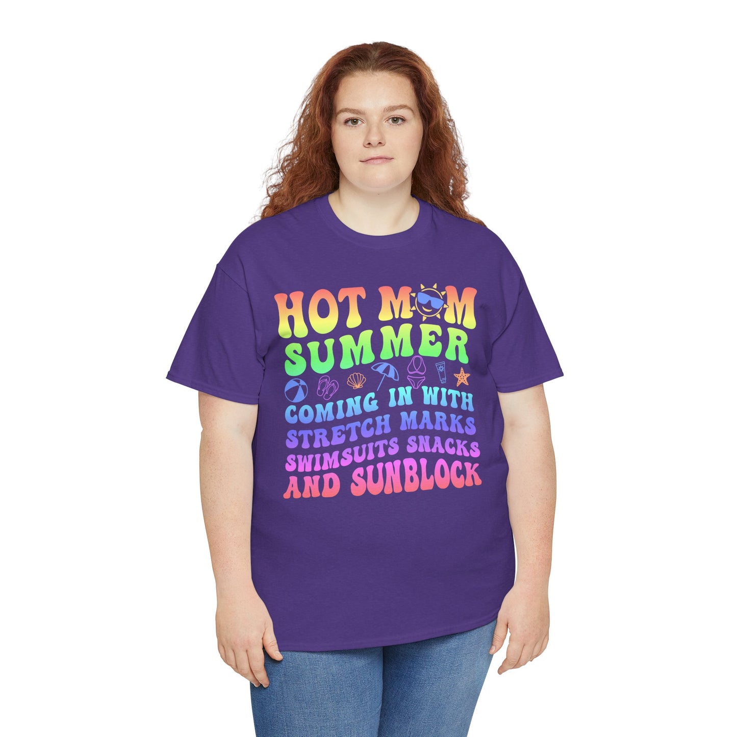 New HOT Summer Mom Tee, Hot Momma Summer Shirt,  Perfect Gift for Moms, Trendy Summer Top, Trendy Graphic Tee