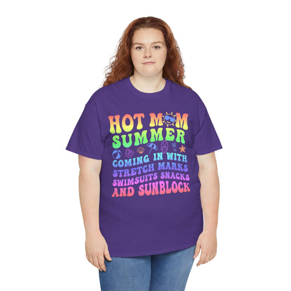 New HOT Summer Mom Tee, Hot Momma Summer Shirt,  Perfect Gift for Moms, Trendy Summer Top, Trendy Graphic Tee