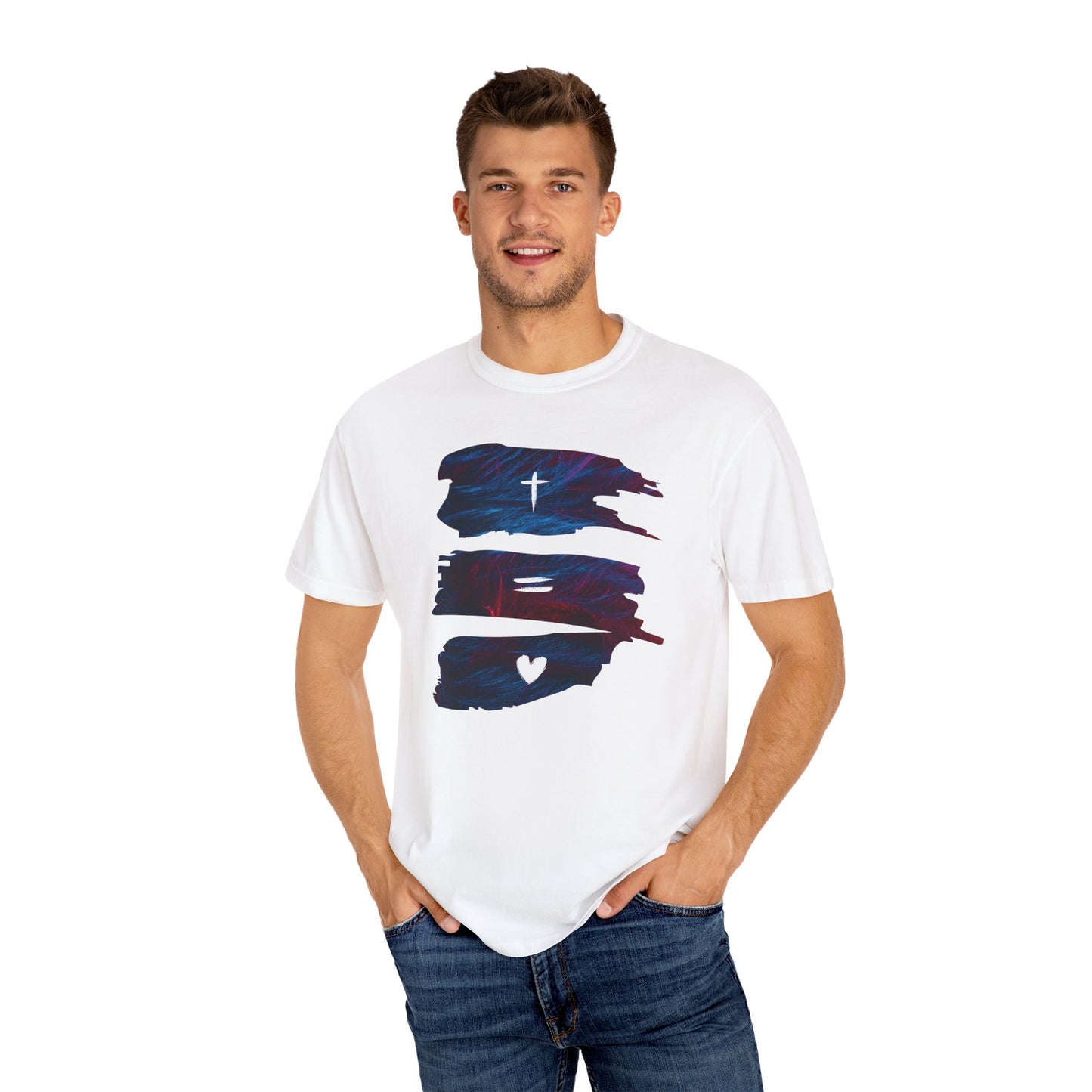Faith Equals Love Unisex T-shirt - Church Camp Vacation Bible School Shirt