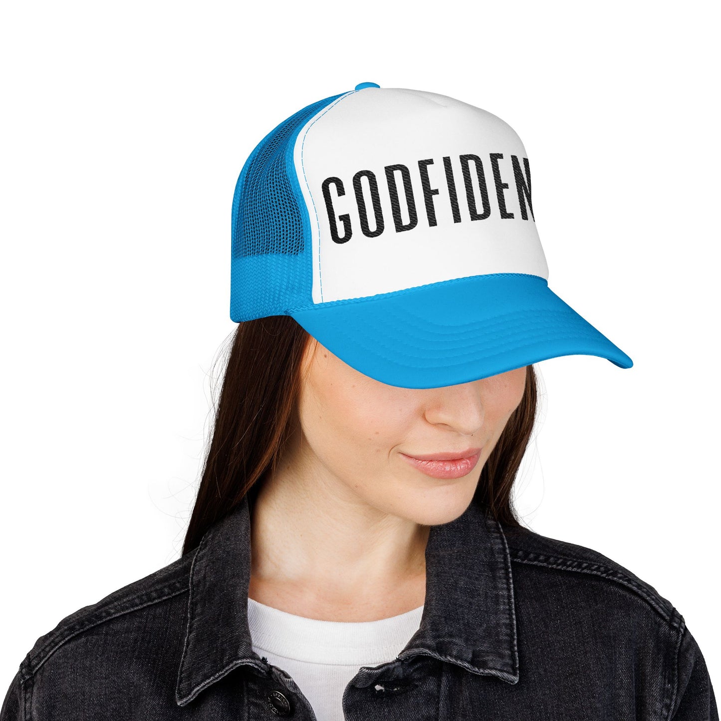 New Merch!!! We All Need Godfidence.....Foam Trucker Hat (Embroidery)  His Promise