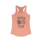 Hay Season Is Here ..Rolled Gold Racerback Tank | Fun Graphic Tees, Women's Activewear, Summer Fashion, Gift for Her, Farm Wife, Tractor, Hay Bale, Cattle