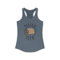 Hay Season Is Here ..Rolled Gold Racerback Tank | Fun Graphic Tees, Women's Activewear, Summer Fashion, Gift for Her, Farm Wife, Tractor, Hay Bale, Cattle