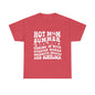 Hot Momma Casual Tee, Fun Graphic Shirt, Perfect Gift for Friends, Family Gatherings, Everyday Wear, Summer Vibes