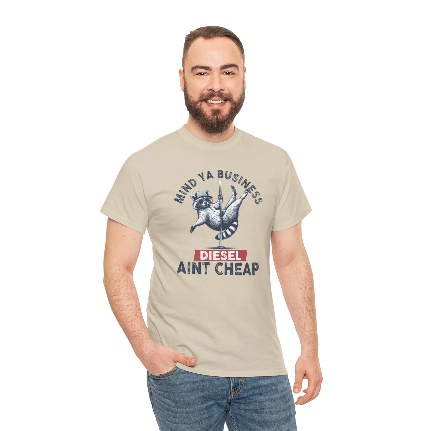 Diesel Aint Cheap!! Great Tee for Guys or Gals, Funny Raccoon Tee Shirt, Diesel Trucks, Farmers Tee, Tractor Tshirt, Diesel Prices, Funny Tshirt