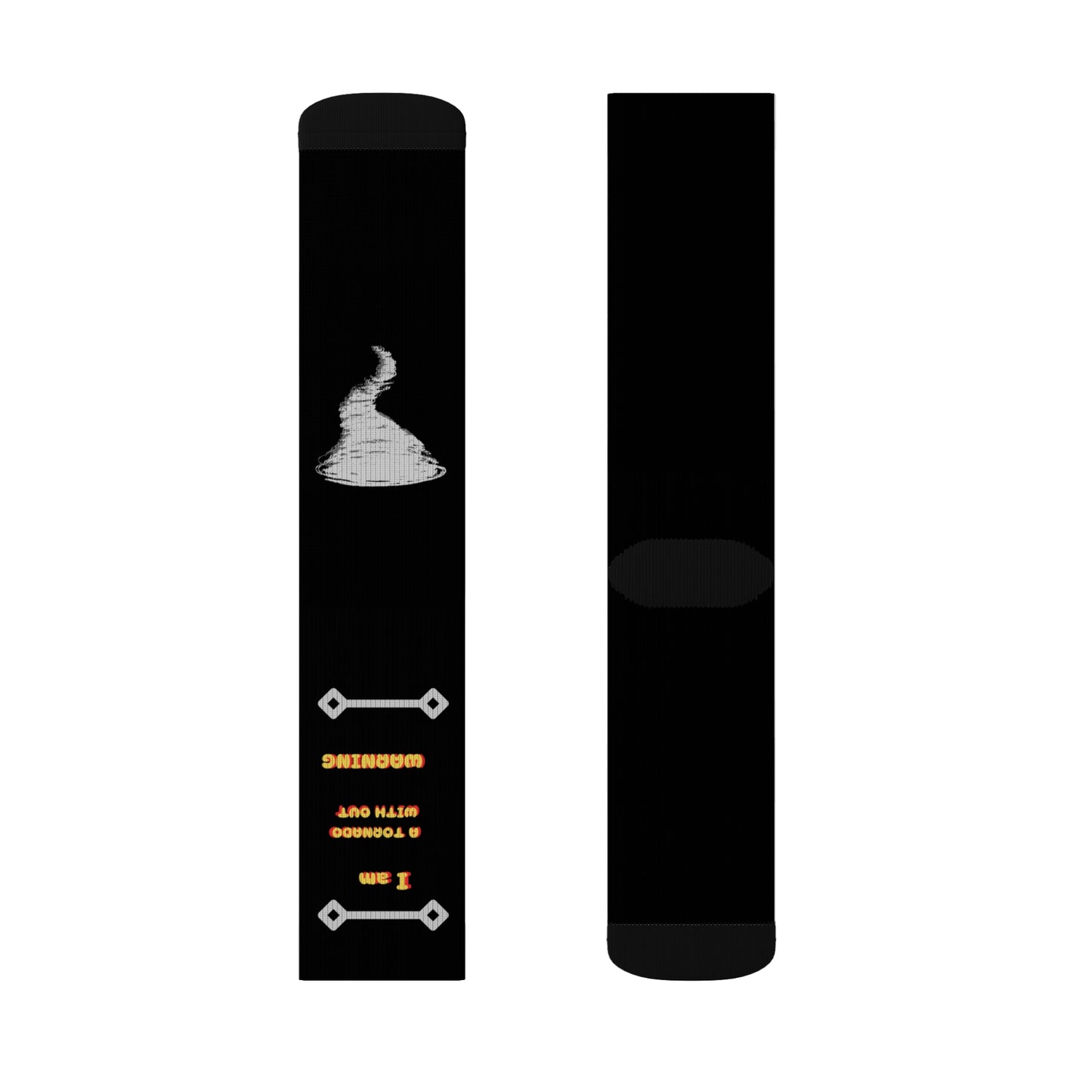 Tornado Without Warning Performance Trendy Boot Socks