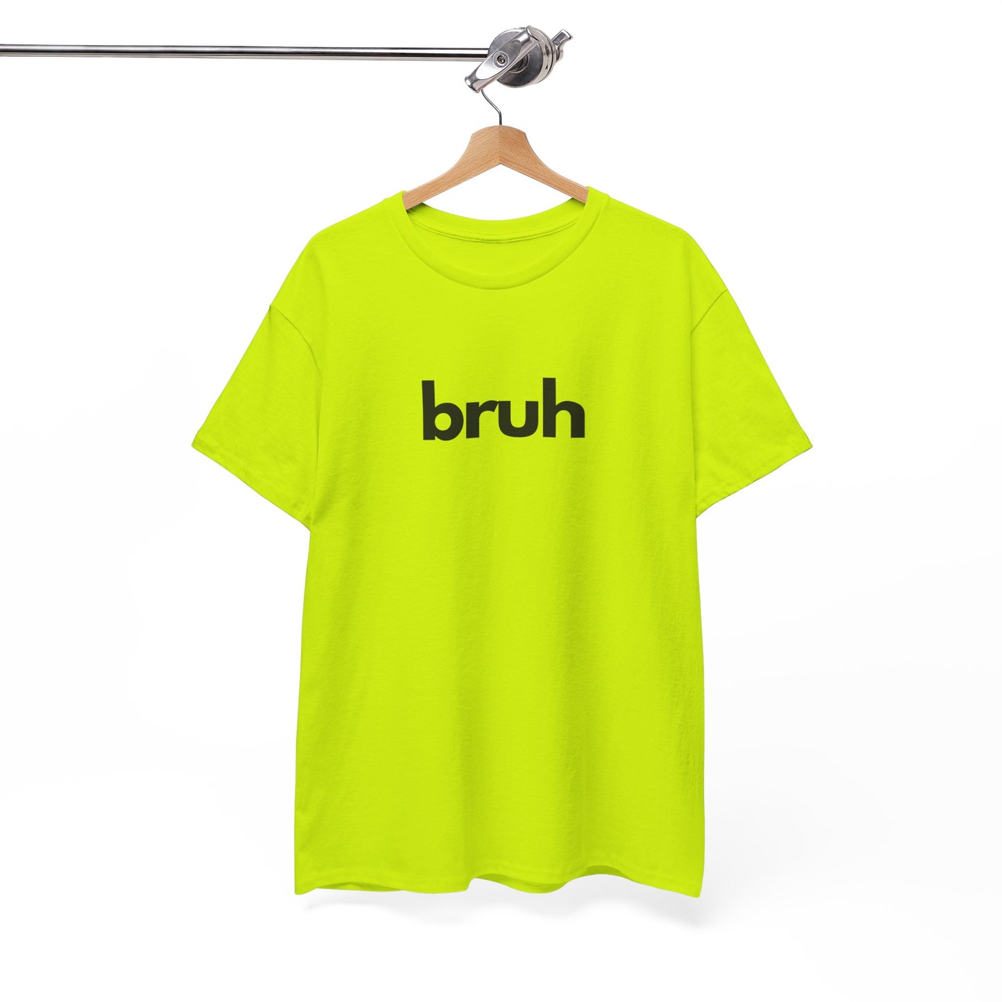 Yo Yo! BRUH.......Funny 'bruh' Unisex Heavy Cotton Tee - Casual Graphic Shirt for Everyday Wear Simple  9 Great Colors Mothers Fathers Day