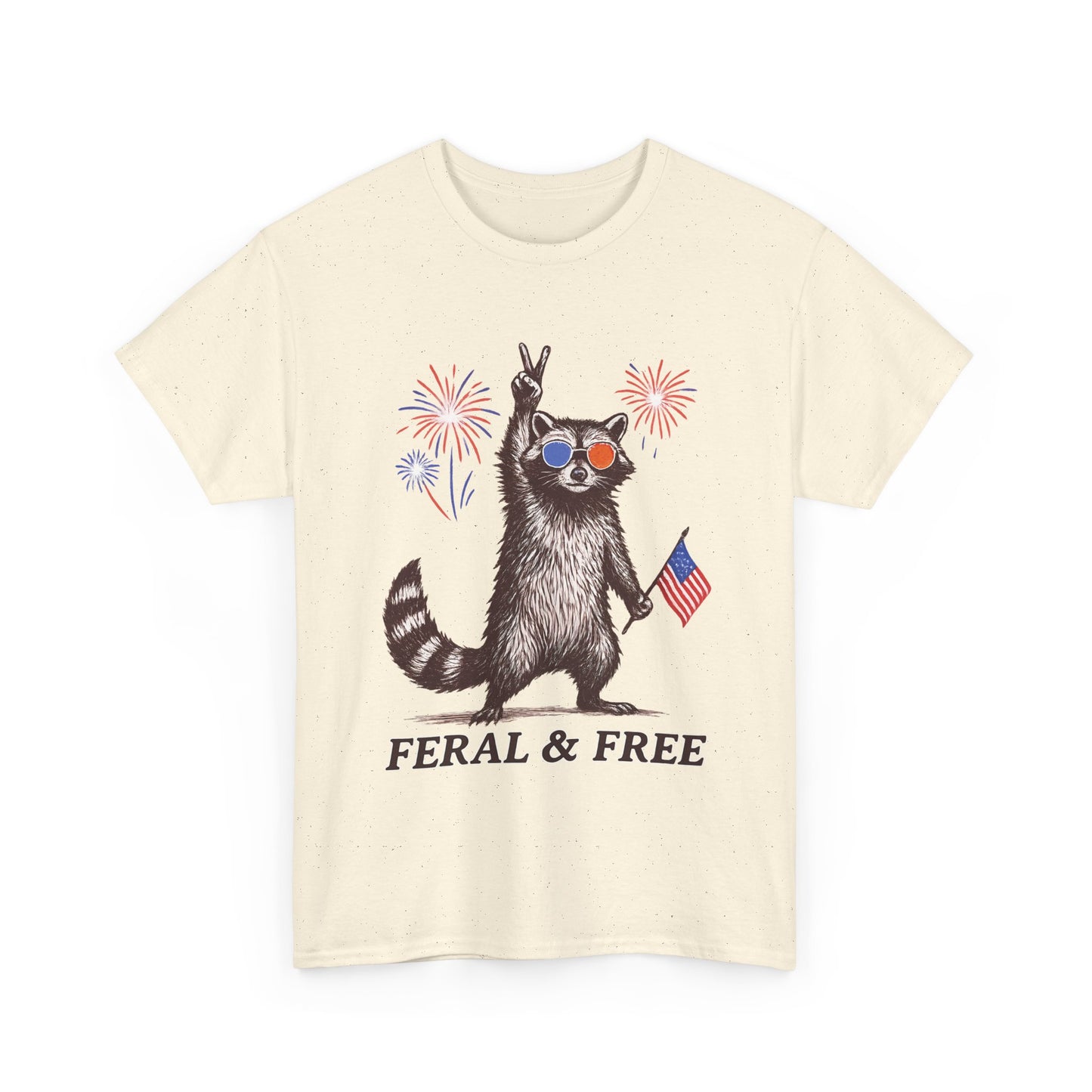 USA Feral and Free Tee~ 4th of July Tshirt, Fourth of July Tee, Independence Day Top, Independence Day Tshirt, Red White and Blue, Patriotic, Flag, America, Merica'