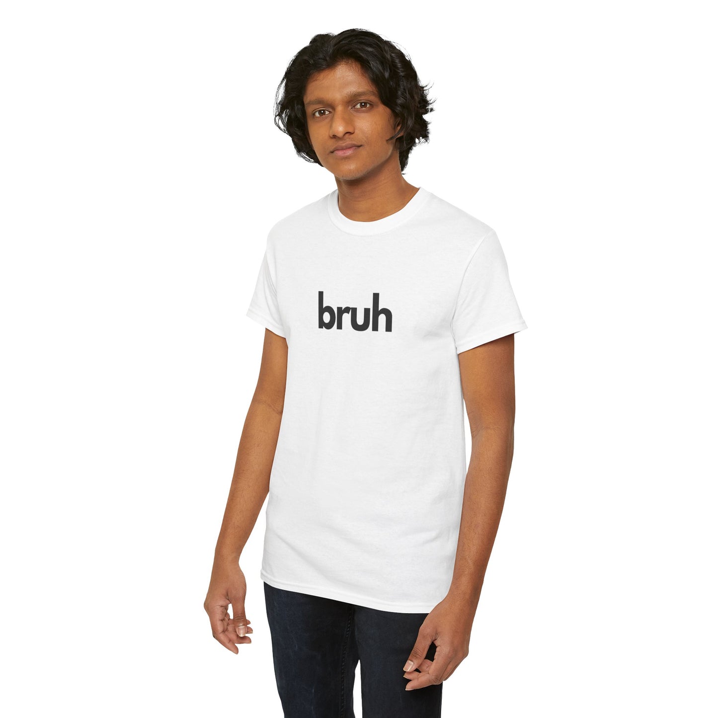 Yo Yo! BRUH.......Funny 'bruh' Unisex Heavy Cotton Tee - Casual Graphic Shirt for Everyday Wear Simple  9 Great Colors Mothers Fathers Day