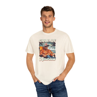 Donald Trump Vintage Gulf of America T-Shirt - Relaxed Fit Unisex Tee Gulf Of America Patriotic Tee, Gulf of America Shirt Est 2025