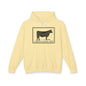 New Pretty Girls Run Pretty Cattle Comfort Colors Lightweight Hooded Sweatshirt - Multiple Colors Available