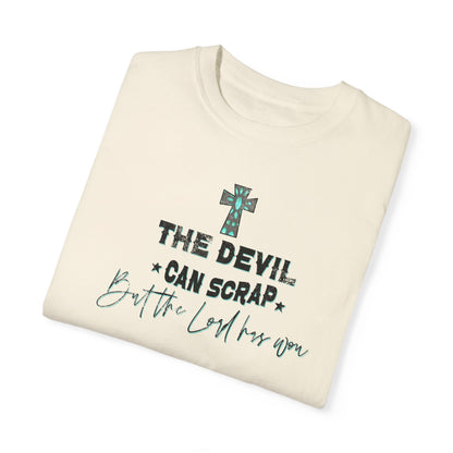 Turquoise Cross Unisex T-shirt - The Lord has Won