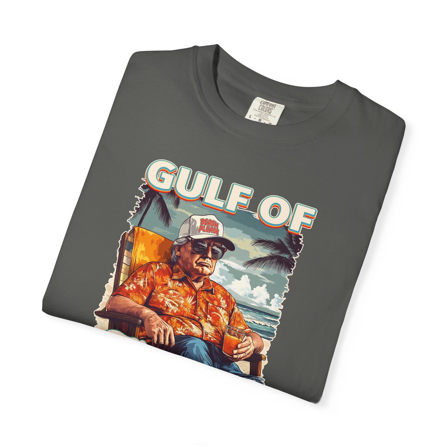 Donald Trump Vintage Gulf of America T-Shirt - Relaxed Fit Unisex Tee Gulf Of America Patriotic Tee, Gulf of America Shirt Est 2025