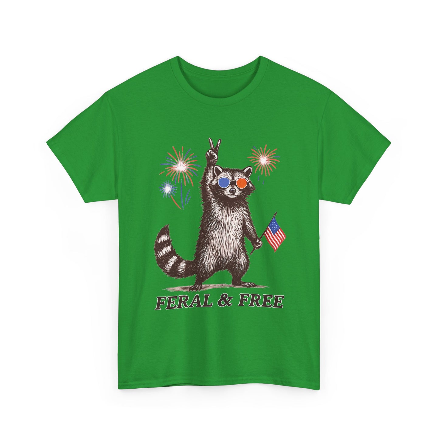 USA Feral and Free Tee~ 4th of July Tshirt, Fourth of July Tee, Independence Day Top, Independence Day Tshirt, Red White and Blue, Patriotic, Flag, America, Merica'