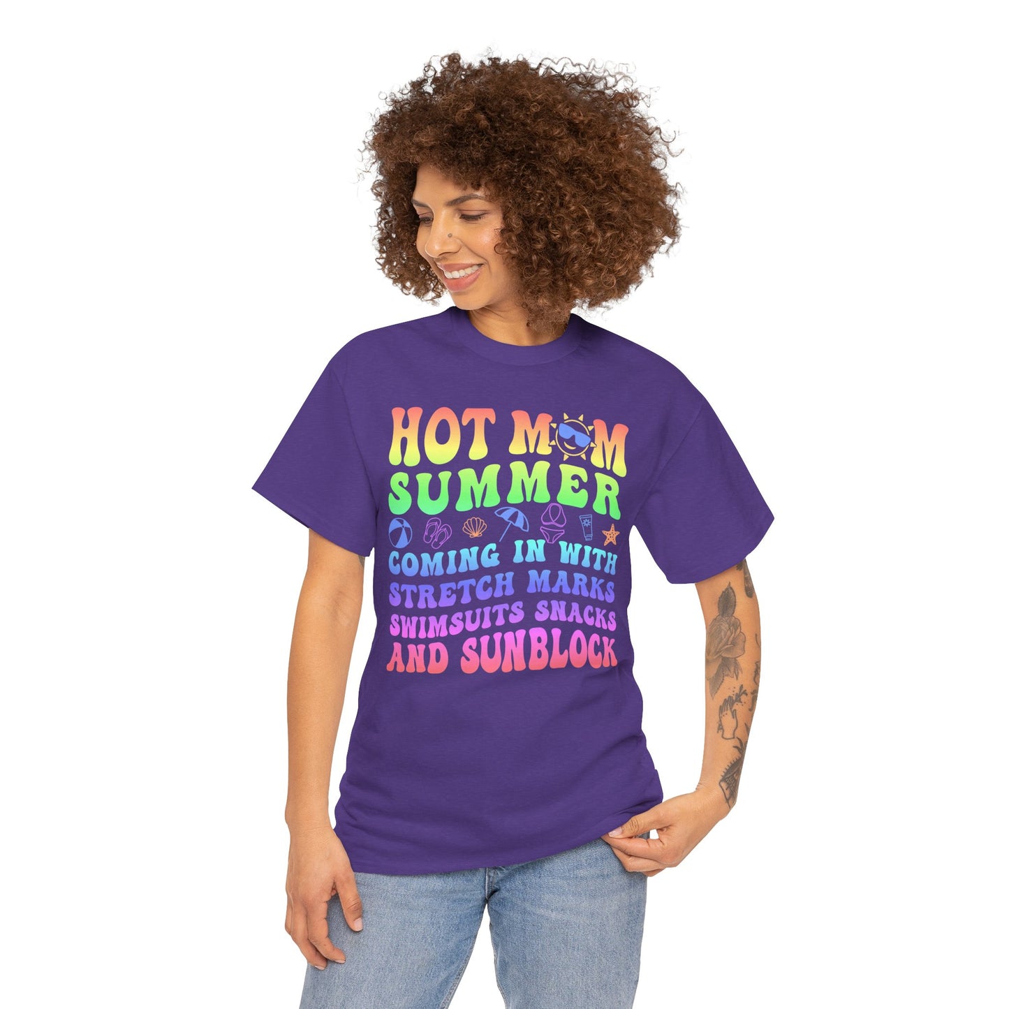 New HOT Summer Mom Tee, Hot Momma Summer Shirt,  Perfect Gift for Moms, Trendy Summer Top, Trendy Graphic Tee